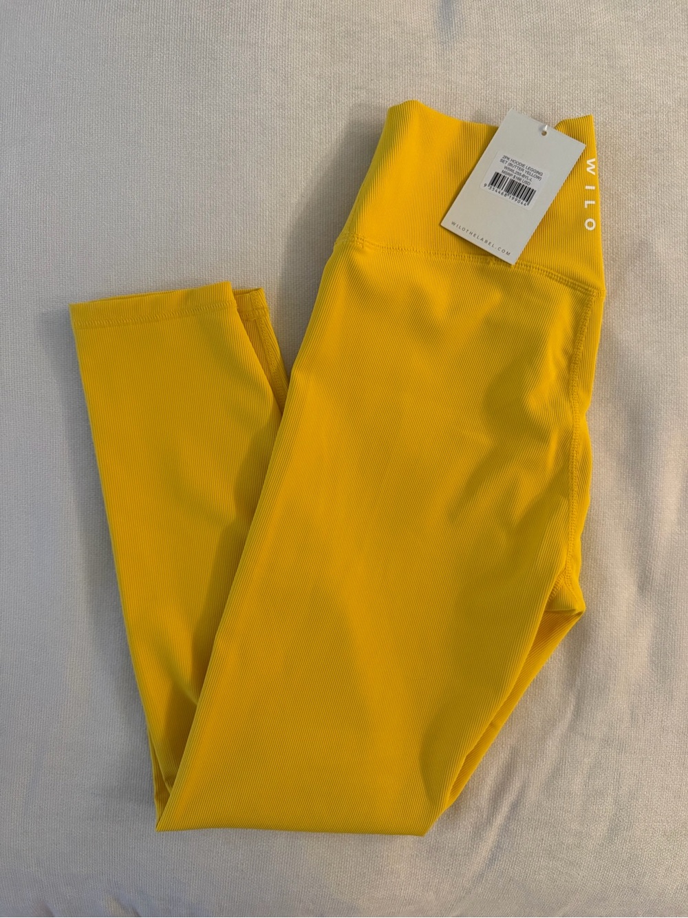 Wilo The Label High-Waist Yellow Leggings